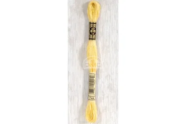 Splijtgaren - DMC Mouliné splijtzijde - geel - 0744