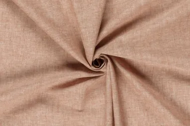 165gr/M² - Linnen stof - linnen mix chambré - brique - 23031-056