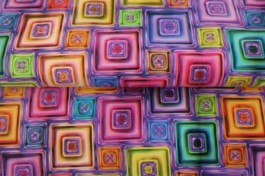Tricot stof - digitaal cartoon - multi - 22701-15 - Katoen stof - stretch satijn - digitaal fantasie - multi - 25706-14CS