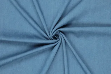 Graublau - Denim stof - lyocell stretch denim 6 OZ - blauw - 90043-693 