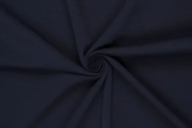 Huispak - Tricot stof - casual cotton scuba - donkerblauw - 90061-600