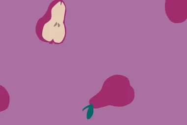 QJUTIE & the Qjutest 2025 stoffen - Tricot stof - French Terry - peren - violet - 2/20105-440