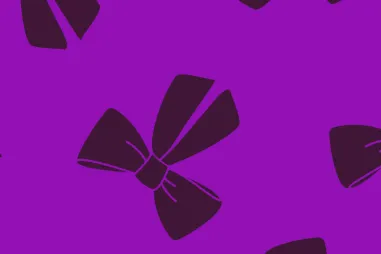 QJUTIE & the Qjutest 2025 stoffen - Joggingstof - strikjes - cyclaam - 2/22001-170