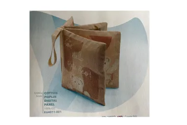 100% Baumwolle - Katoen stof - digitaal paneel - poplin - knisperboekje - multi - 2/64011-001