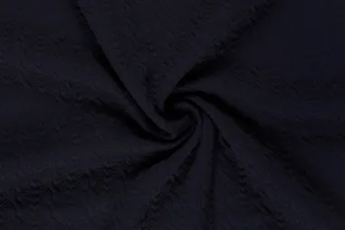 Stretch - Stretch stof - heavy knit kabel - donkerblauw - 24155-008