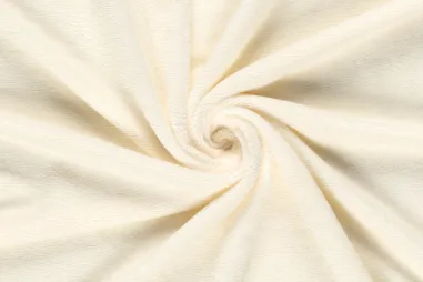 Handdoek stoffen - Badstof - van 40% bamboe - gebroken wit - 14533-051