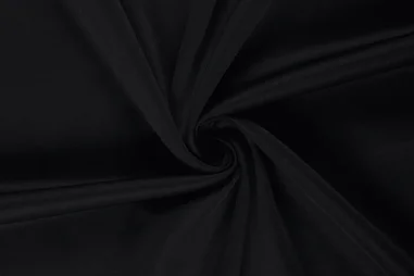 330gr/M² - Tricot stof - punta di roma - zwart - 31/24140-069
