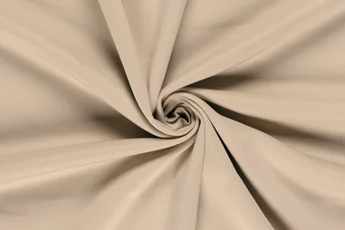 Bamboe stof - poplin - abstract - beige multi - 23197-052 - Tricot stof - punta di roma - beige - 24140-152