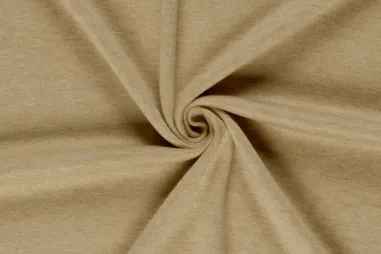 Camel beige stoffen - Gebreide stof - brushed - melange - camel- 24141-053