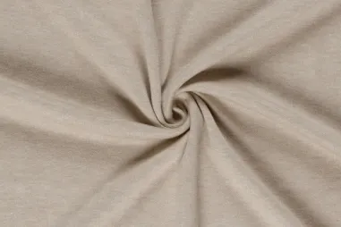 Beige Stoffe - Gebreide stof - brushed - melange - beige - 24141-152