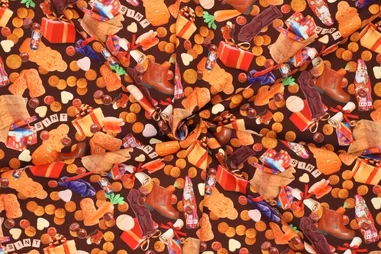 katoenen stoffen met print - Baumwollstoff – Popeline – Digitaldruck Sinterklaas – Multi – 22081-100