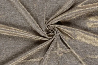 Nieuwe stoffen - Tricot stof - lurex - goud - 31/24147-080