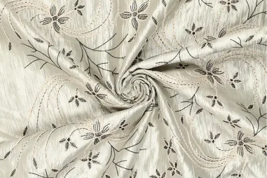 Broderie en Embroidery stoffen - Embroidery stof - taffeta riva - crème - 22405-179
