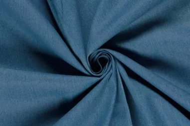 Jeans stoffen - Spijkerstof - denim - middenblauw - 0300-003