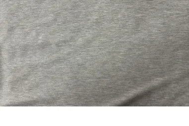 Katoenen tricot stoffen - Tricot stof - ottoman ribbel - lichtgrijs gemêleerd - JT714