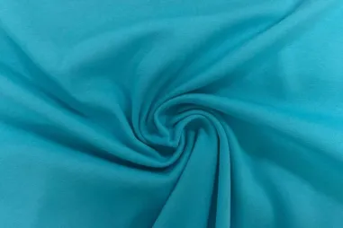 Katoenen tricot stoffen - Tricot stof - punta di roma - aqua - JT721