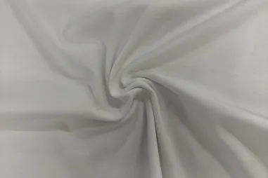 Katoenen tricot stoffen - Tricot stof - punta di roma - wit - JT723