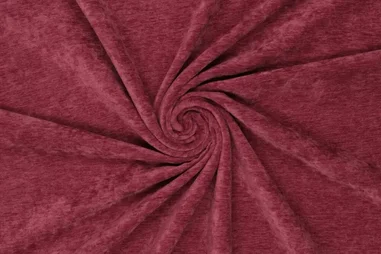 Bengaline stoffen - Stretchstoff – Chenille Bengalin – weinrot – 90145-400