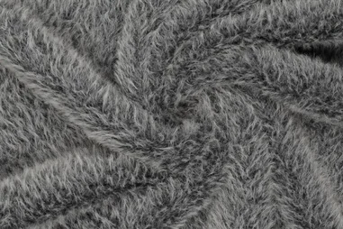 Voile stof - Chiffon uni - taupe-grijs - 3969-054 - Bont stof - milano fur - grijs - 22226-980