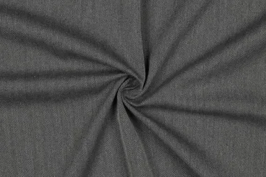 Stretch - Stretchstoff – herringbone – grau – 3788-001