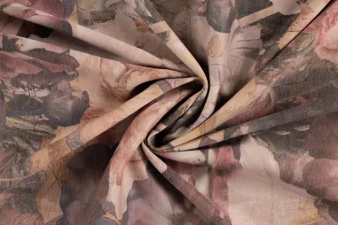 Multi Stoffe - Stretchstoff – Scuba Modal – digitale Blumen – mehrfarbig – 29003-001