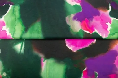 95% viscose, 5% elastan stoffen - Tricot stof - digitaal abstract - multi - 26801-12VI