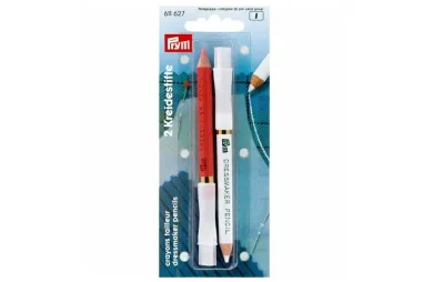 Diverse Prym - Prym Krijtpotloden met borstel wit en roze (611.627)