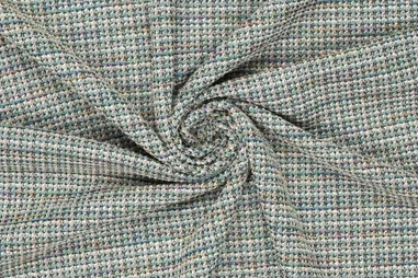 Tweed stoffen - Gebreide stof - sjanelli rivo - blauw multi - 22230-665