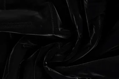 Doorgestikte stof - Doorgestikte stof - quilt pu mila - zwart - 22800-690