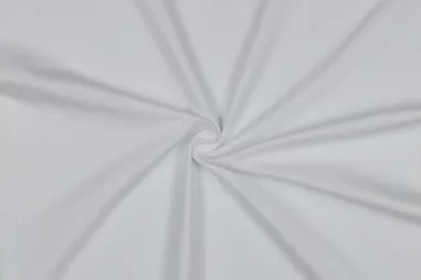 Witte stoffen - Tricot stof - biologisch - wit - 8036-005