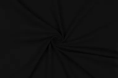 Tricot stoffen - Tricot stof - biologisch - zwart - 8036-001
