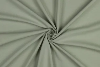Verhees Textiles - Tricot stof - biologisch - sage - 8036-058
