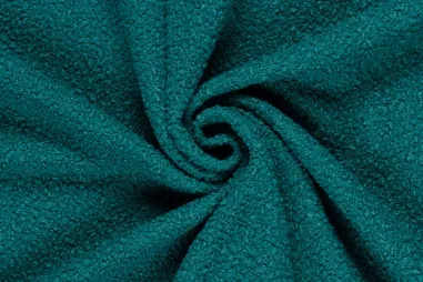 Gilet - Gebreide stof - bouclé - petrol - 20057-024