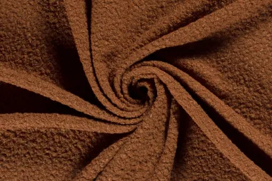 Brique - Gebreide stof - boucle - brique - 20057-057