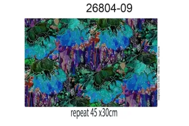 Tricot stoffen - Tricot stof - digitaal abstract jungle - multi - 26804-09VI