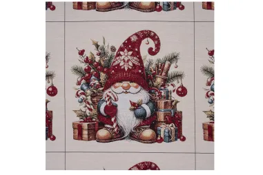 Gobelin stoffen - Gobelin paneel - happy santa - multi - 251031-1100