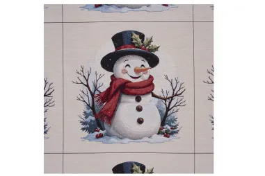 Gobelin stoffen - Gobelin paneel - happy snowman - multi - 251031-1101