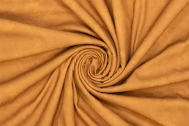 Polyester stof - Interieur- en gordijnstof - bruin - 297322-F4 - Kunstleer stof - vegan leather washed - bruin - 794339-21