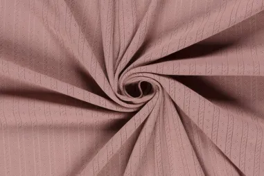 Nieuwe stoffen - Tricot stof - ajour - licht mauve - 25404-042