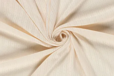 Zomer stoffen - Tricot stof - ajour - ivoor - 25404-151