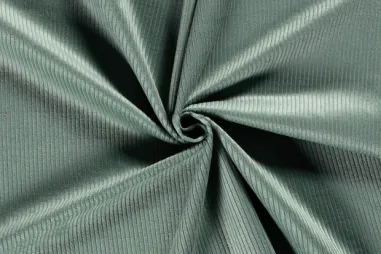 290gr/M² - Ribcord stof - corduroy 4.5W - oudgroen - 3044-021