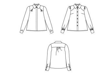 Bel'Etoile naaipatronen - Bel'Etoile naaipatroon - Harriet blouse voor dames & tieners