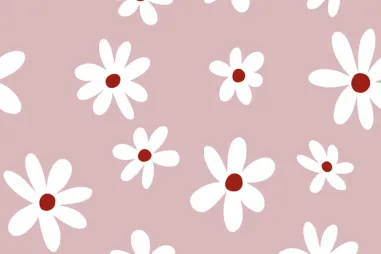 Katoen stof - wafelkatoen - nootmuskaat - 2903-113 - Fleece stof - coral fleece - bloemen - roze - 24380-014 