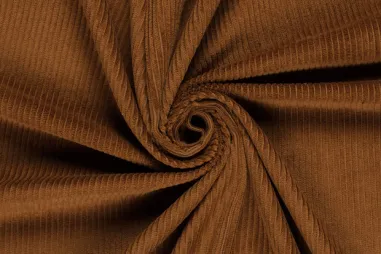 ribstoffen - Ribcord stof - corduroy 4.5W - bruin - 3044-255