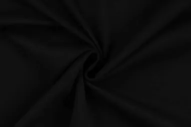Huispak - Tricot stof - scuba modal - zwart - 11742-690
