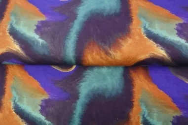 Multi kleur stoffen - Tricot stof - digitaal abstract - multi - 26803-09VI