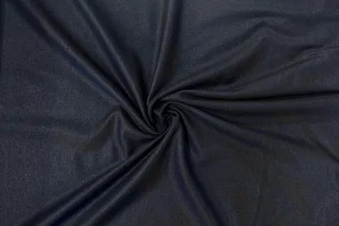 Blauwe stoffen - Tricot stof - punta di roma - blauw - JT922