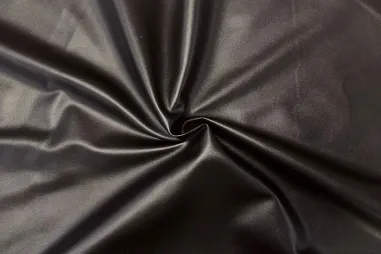 JT stoffen - Kunstleer - stretch - diep donkerbruin - JT924