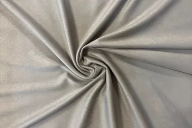 90% polyester, 10% elastan stof - Suèdine stof - suèdine - lichtgrijs - JT925
