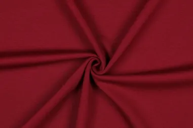 Bordeaux rode stoffen - Tricot stof - punta di roma - bordeaux - 26/3800-016